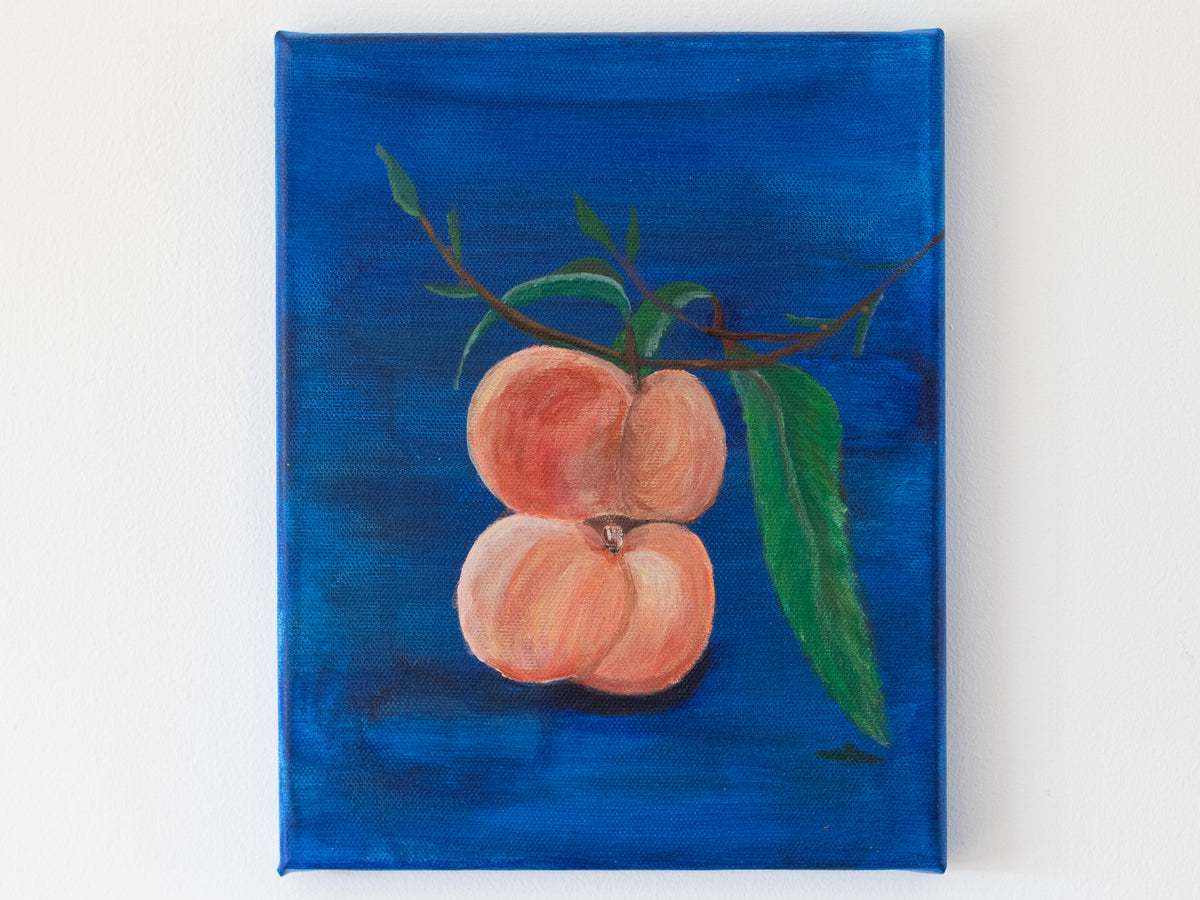 Peachy Keen - Original Acrylic Canvas